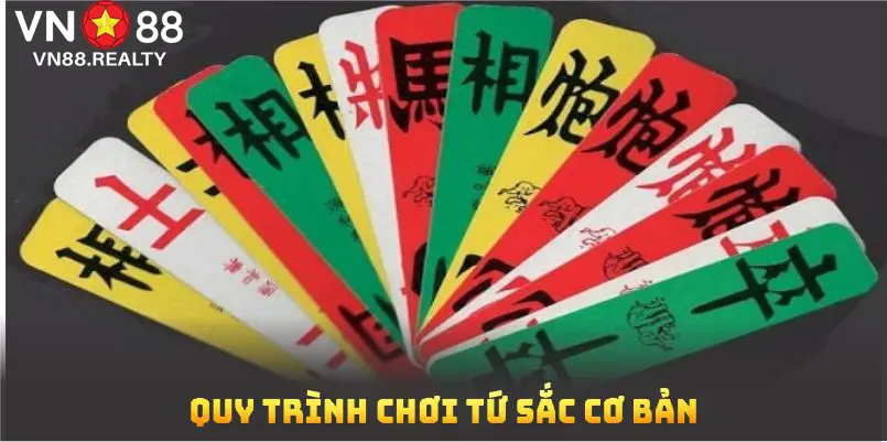 Quy trình về cách chơi tứ sắc cơ bản hội viên cần nắm vững